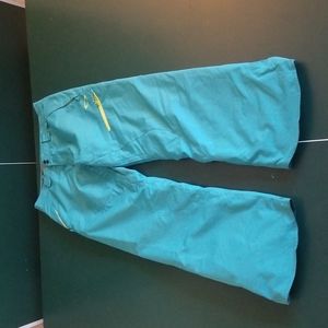 Oakley Teal Pants with Yellow Accents
